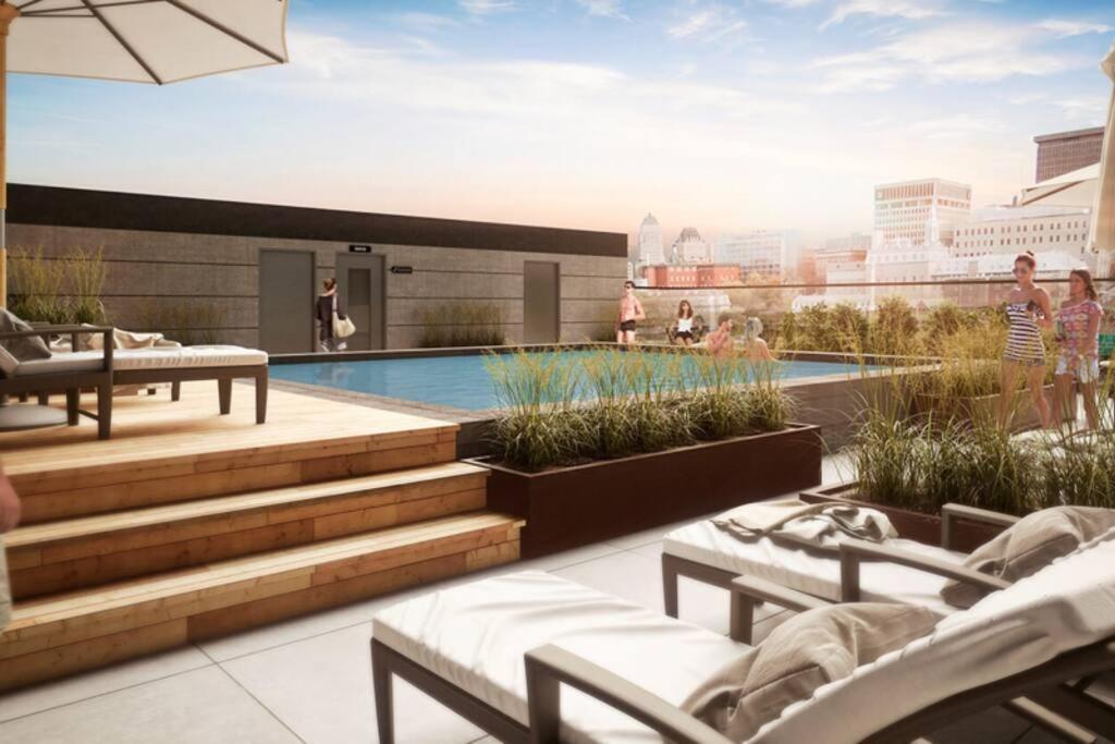Initial / Reflexion / Centre-Ville De Quebec Apartment ภายนอก รูปภาพ